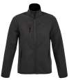 03107 Lds Radian SOL'S Ladies Radian Soft Shell Jacket Charcoal colour image